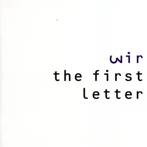 The first letter